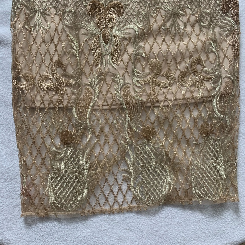 Gold Sequin Dress - Picture 2 of 5